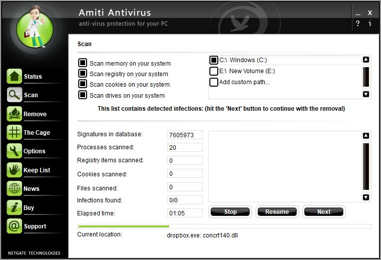NETGATE Amiti Antivirus 25.0.840 Crack With Full Version [Latest]